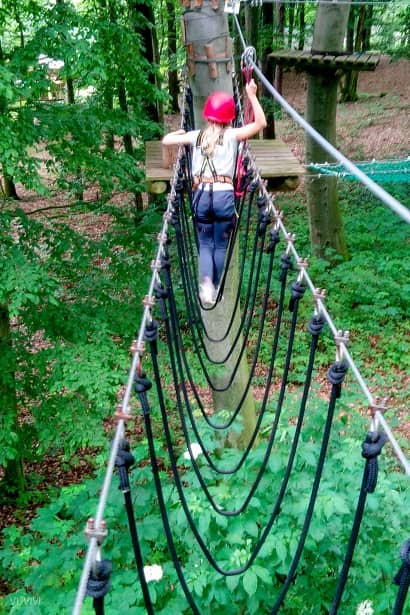 Abenteuerpark Moritzburg Waldhochseilgarten Kindergeburtstag