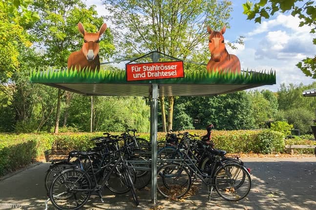 Allwetterzoo Münster Fahrrad Station