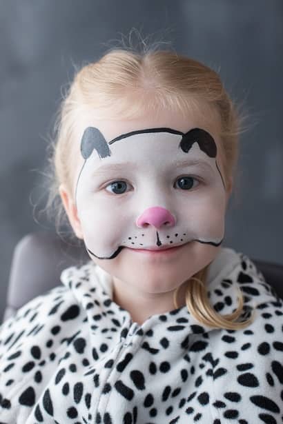 Dalmatiner Kinderschminken Kostuem