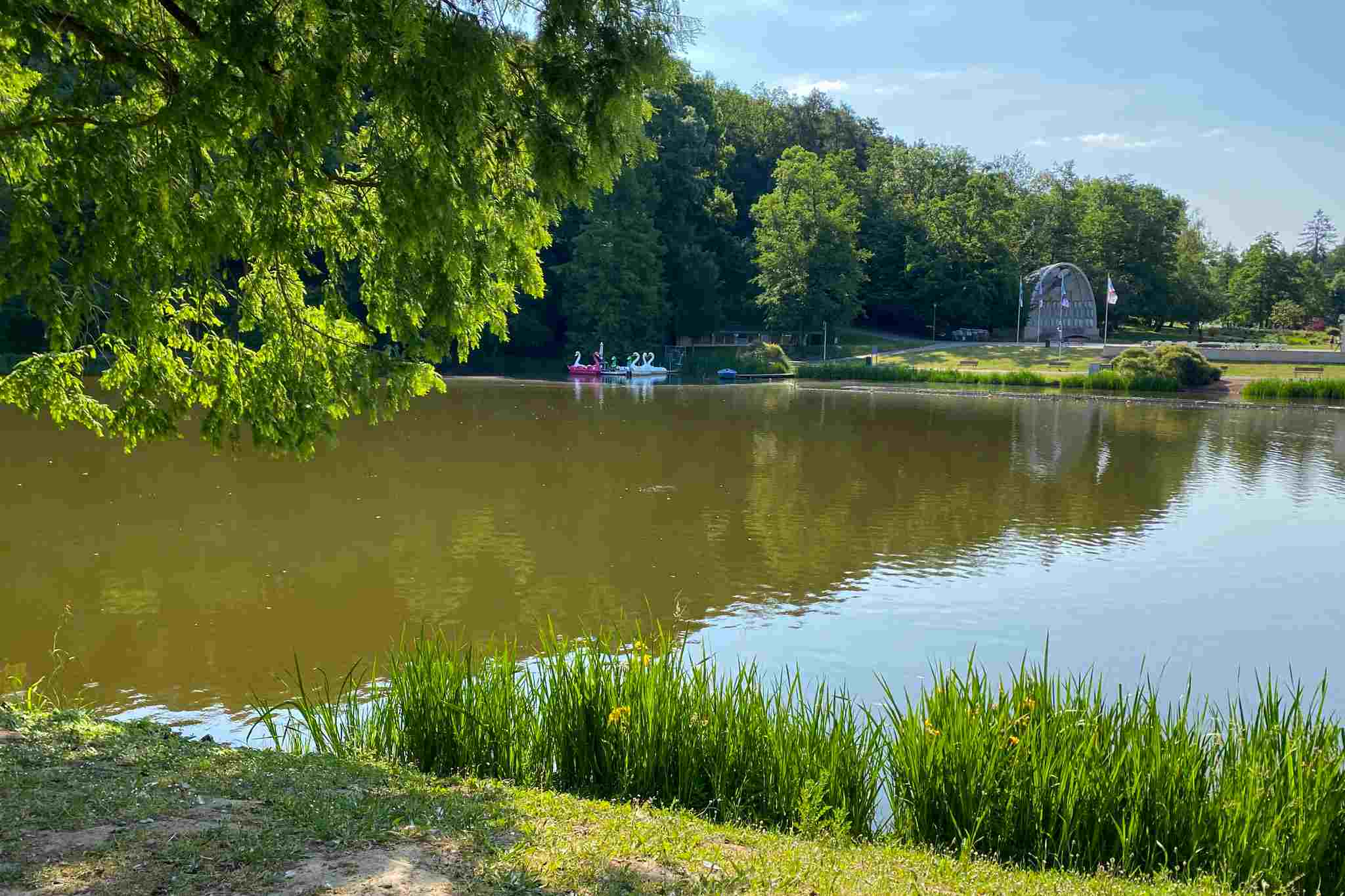 Deutsch-Franzoesischer Garten Saarbruecken Familienausflug
