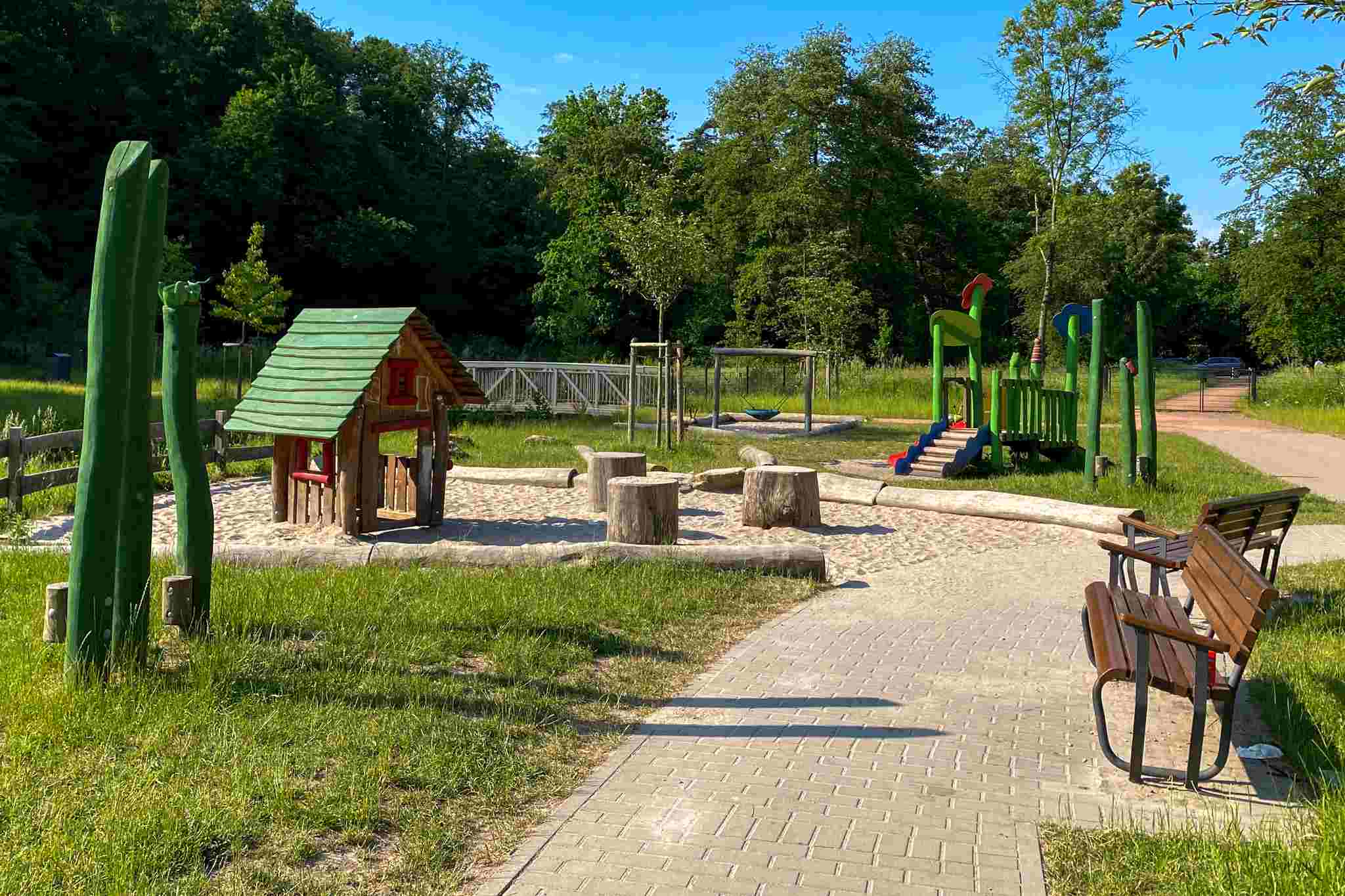 Deutsch-Franzoesischer Garten Saarbruecken Kinderspielplatz