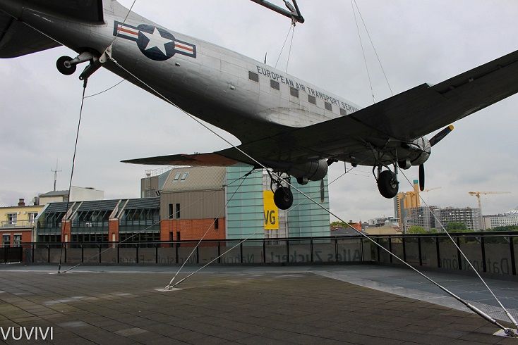 Deutsches Technikmuseum Berlin Flugzeug Dach