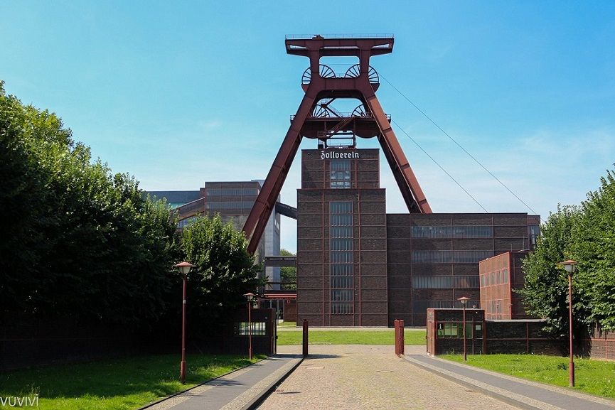Doppelbock Fördergerüst Zollverein Essen