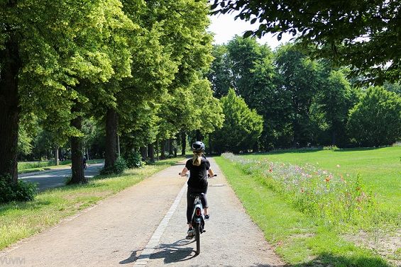 Fahrrad Ausflug Kinder Leipzig Clara-Zetkin-Park