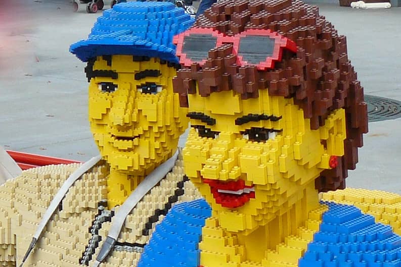 Freizeitpark Legoland Figuren