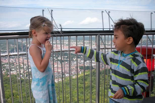 Kinder Ausflug Fernsehturm Stuttgart