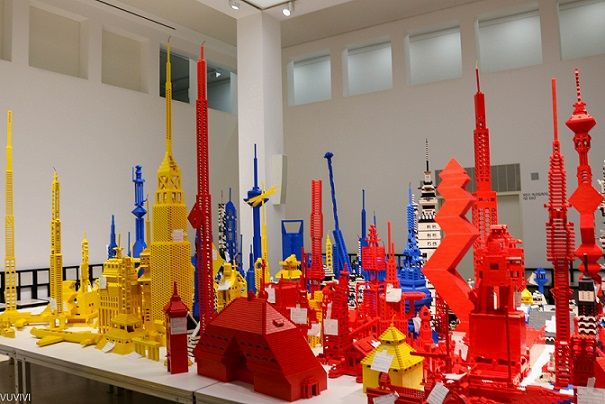 Kinder Frankfurt DAM Lego Baustelle