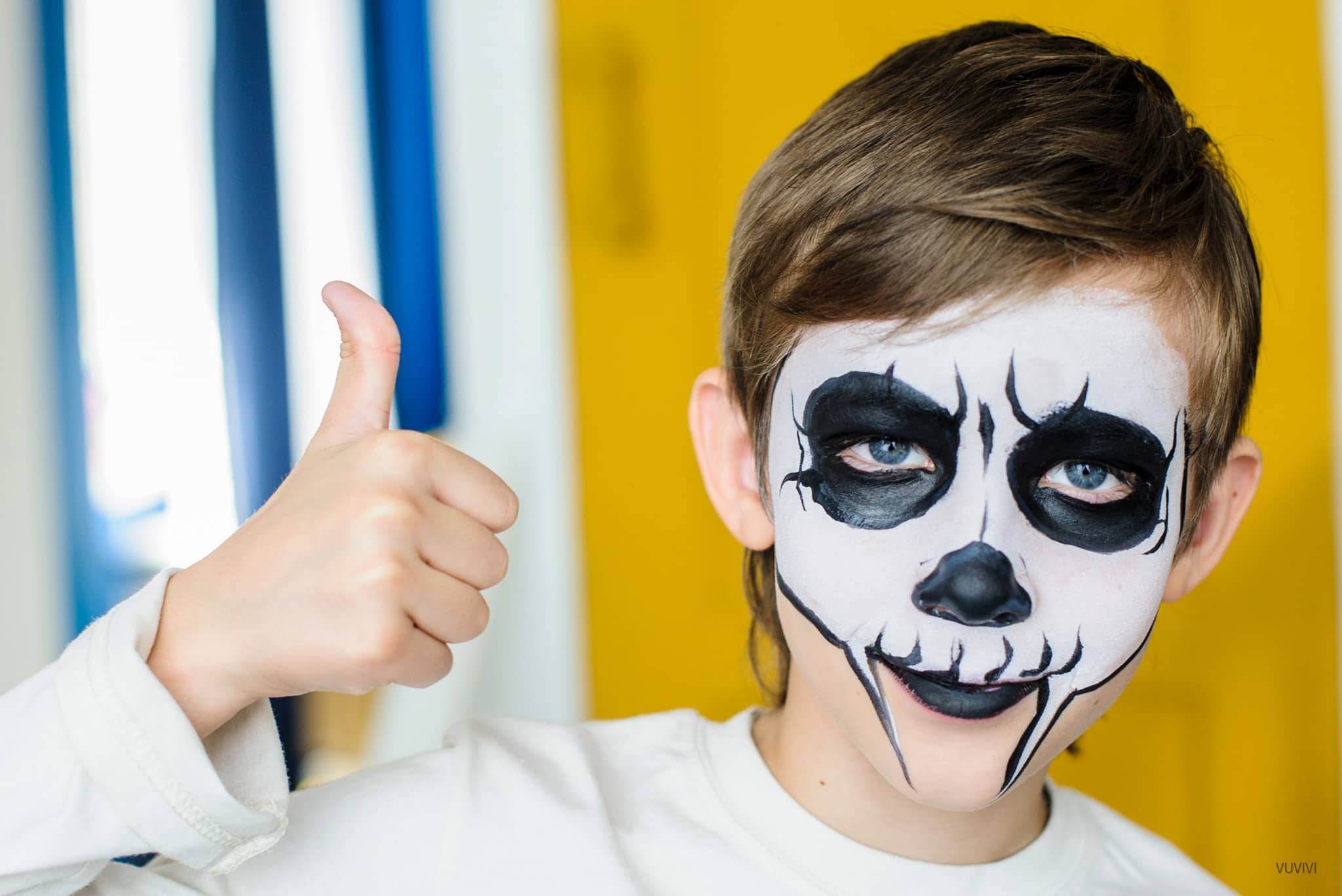 Skelett Kinderschminken