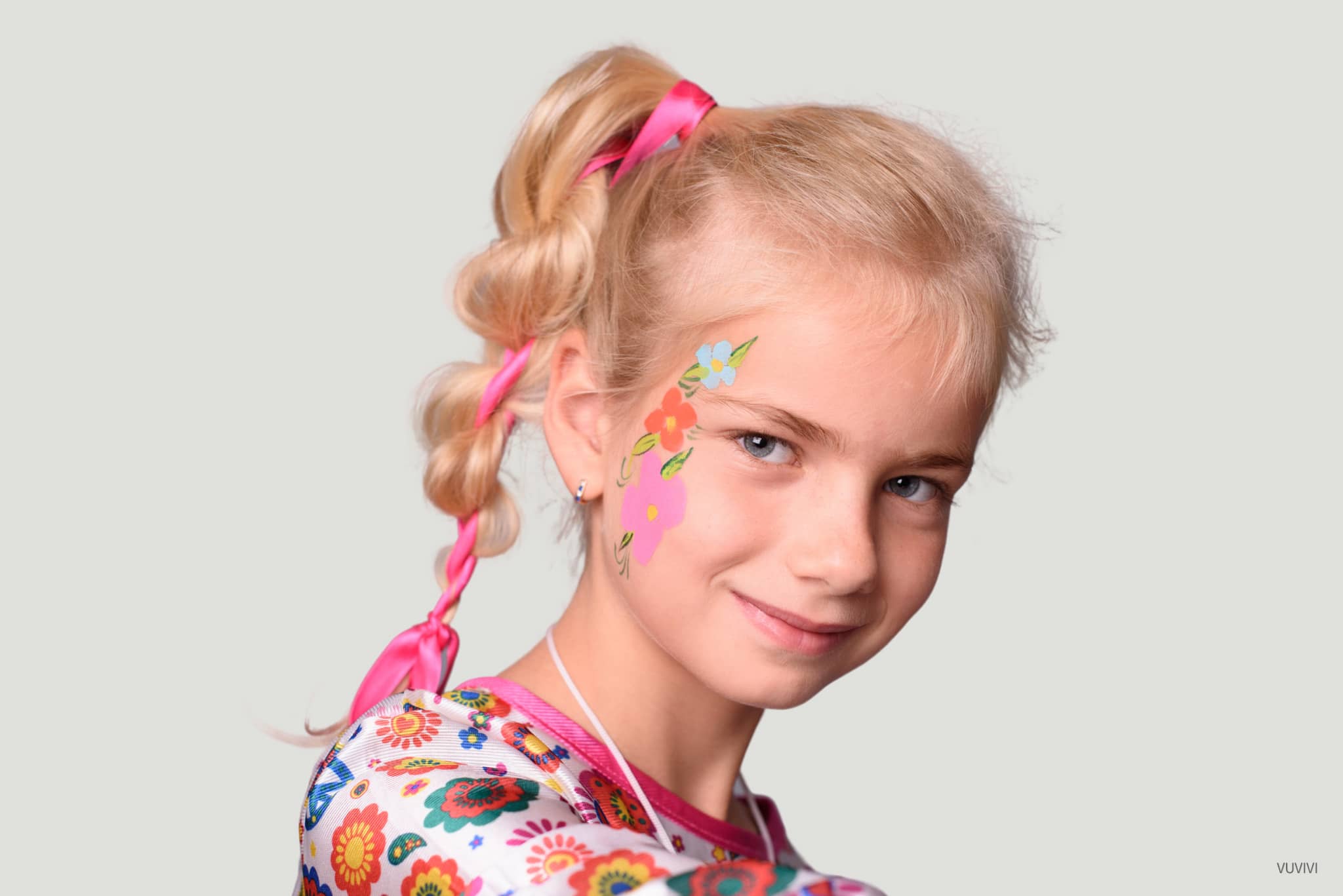 Hippie Mädchen Kinderschminken