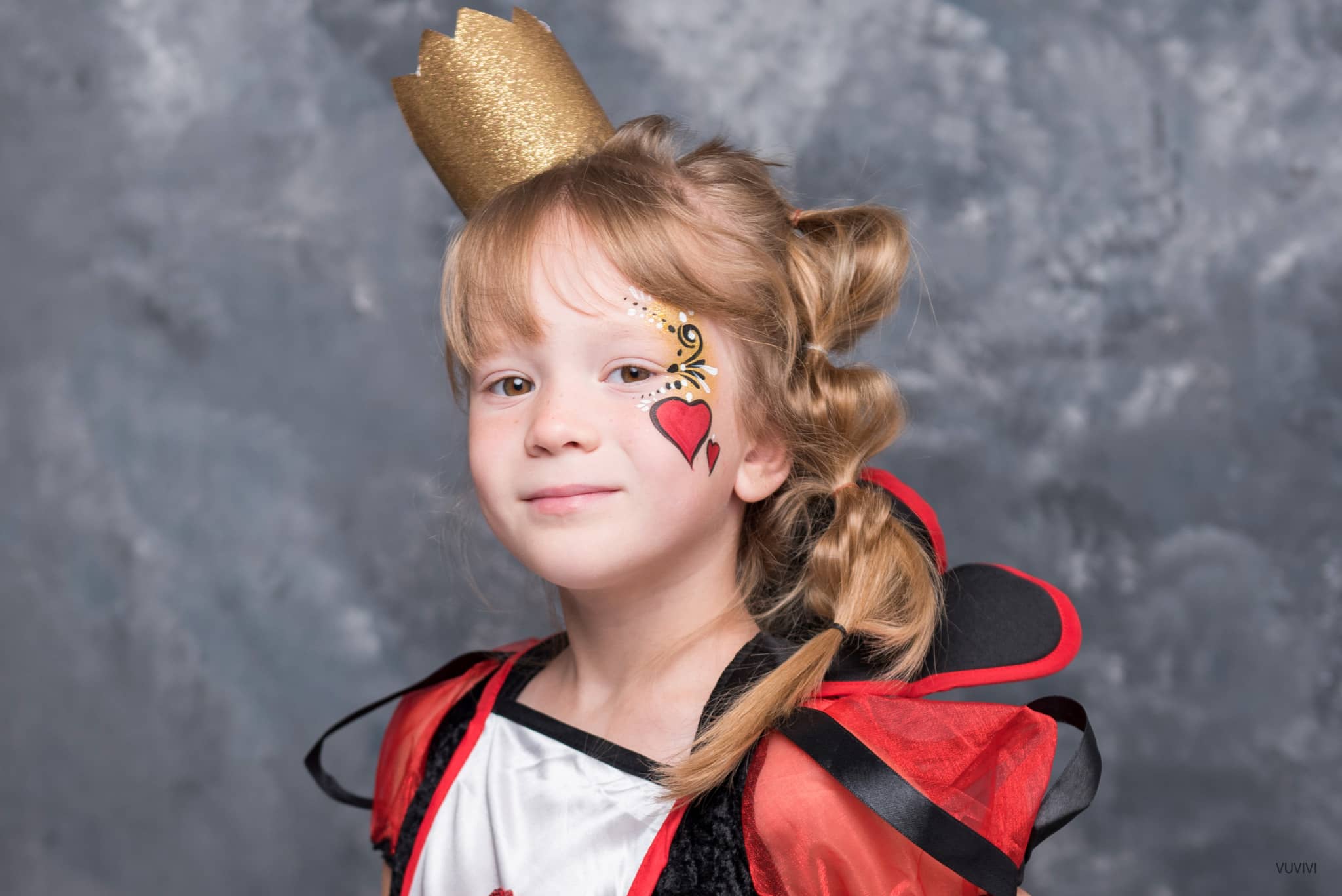 Rote Königin Kinderschminken