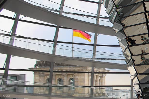 Kuppel Besichtigungen Reichstagsgebaeude Berlin