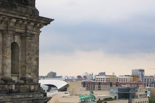 Kuppelbesichtigungen Reichstagsgebaeude Berlin mit Kind