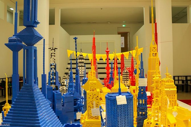 Lego Baustelle Architekturmuseum Frankfurt