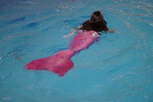 Meerjungfrau Schwimmen Fildorado Erlebnisbad