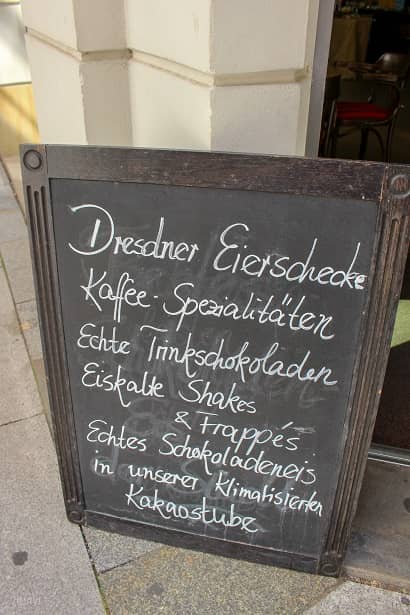 Menü Camondas Schokolade Dresden