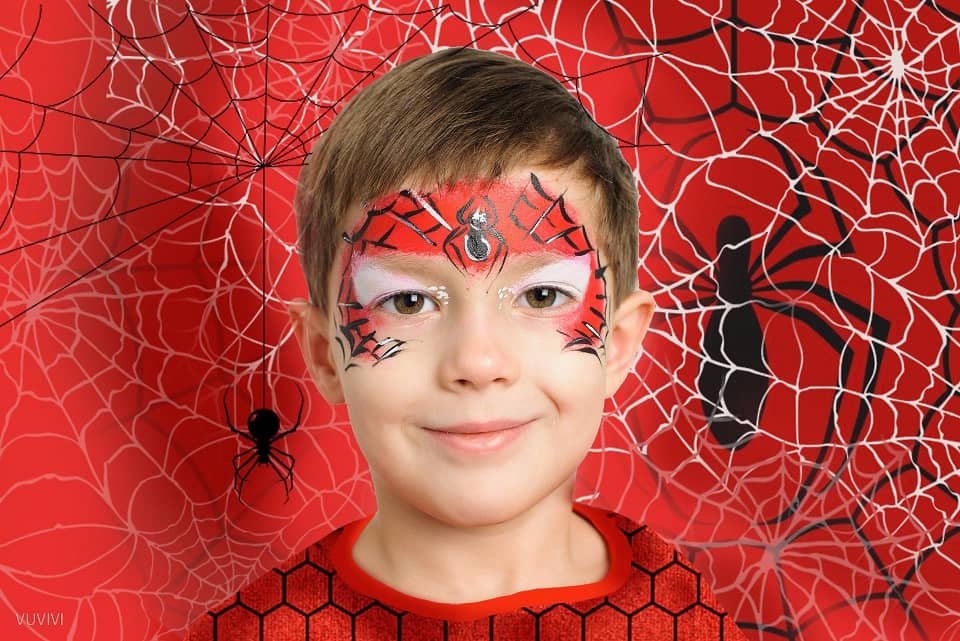 Spiderman Kinderschminken Junge