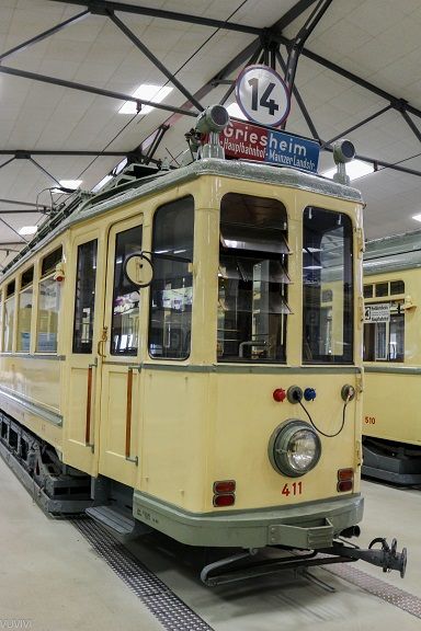 Historische Straßenbahn Verkehrsmuseum Frankfurt