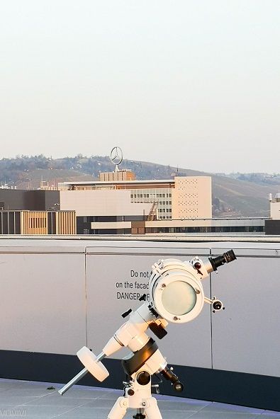 Stuttgart Teleskope Mercedes Museum Nacht der Museen