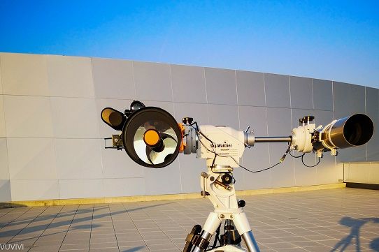 Teleskope Mercedes Museum Nacht der Museen