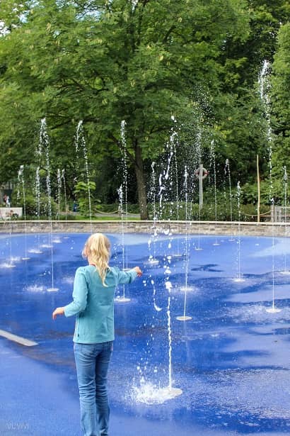 Tierpark Berlin mit Kindern Wasserspielplatz