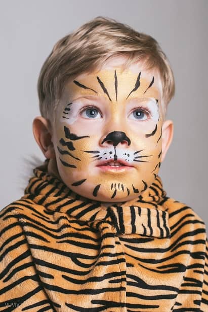 Tiger Kinderschminken Junge