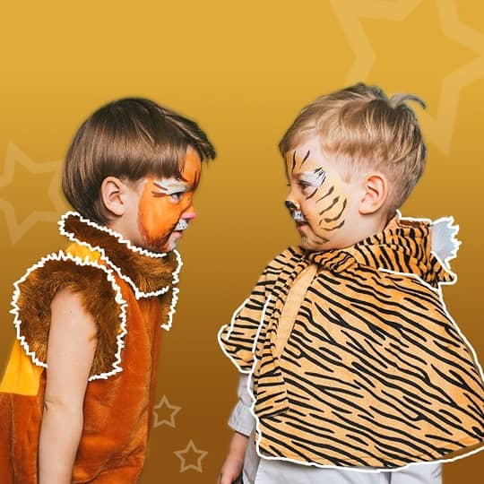 Tiger Loewe Kinderschminken