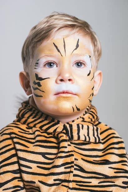 Tiger schminken