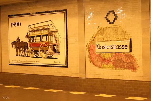 U-Bahnhof Klosterstraße - Offenes Verkehrsmuseum
