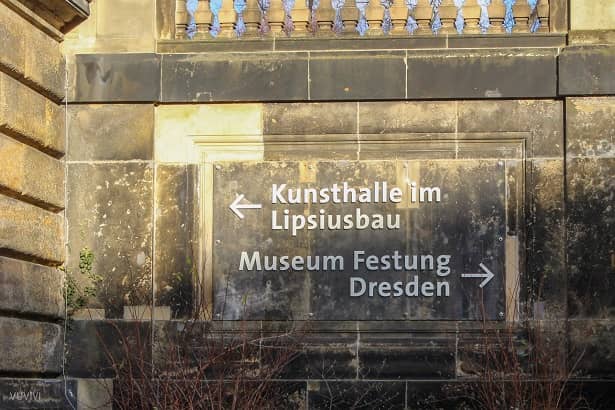 Wegweiser Museum Festung Dresden